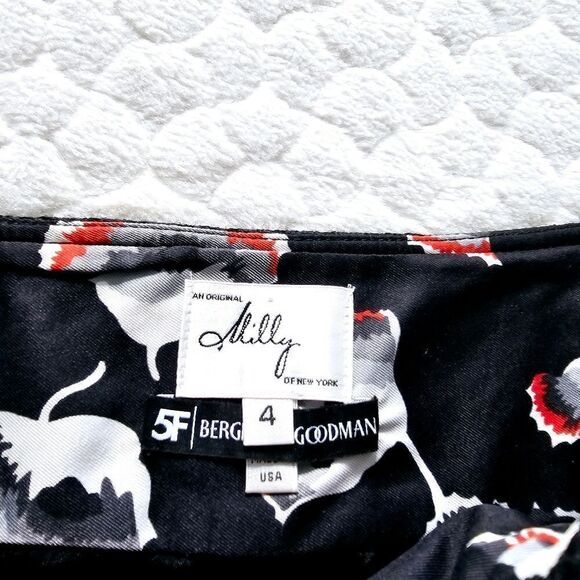 Milly mini skirt wool gold black avant garde 4 - Picture 3 of 8